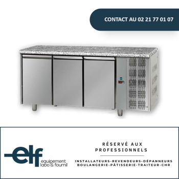 TOUR INOX REFRIGERE PATISSIER DESSUS GRANIT 2 -3 OU 4 PORTES