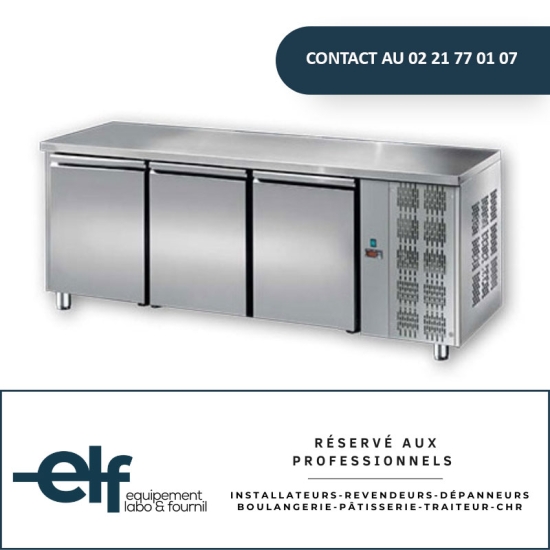 TOUR INOX REFRIGERE PATISSIER DESSUS INOX 2 -3 OU 4 PORTES