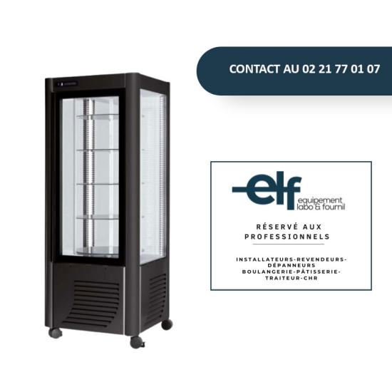 VITRINE POSITIVE FROID VENTILE PLATEAUX TOURNANTS
